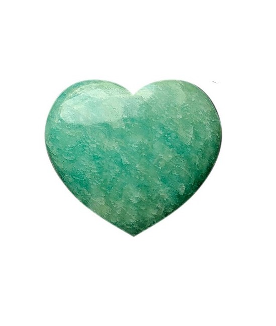 Amazonita tallada en forma de corazón.

Medida: 30mm. aprox.