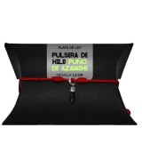 TRI.PULSERA HILO ROJO PUÑO PLATA AZABACHE