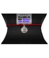 TRI.PULSERA HILO ROJO MEDALLA MIGUEL