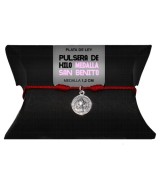 TRI.PULSERA HILO ROJO MEDALLA SAN BENITO