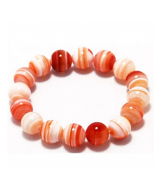 Pulsera Carneola en bola de 12 mm.
Engarce de goma elástica
Calidad Extra