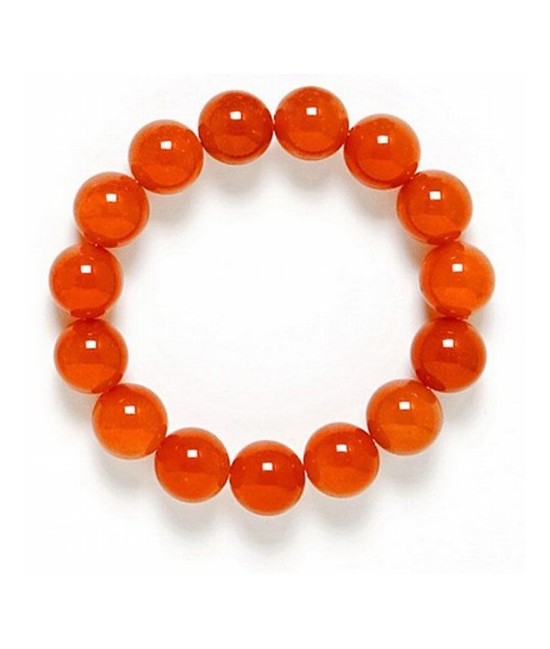 Pulsera de Aventurina Dorada en bola de 12 mm. 
Engarce de goma elástica