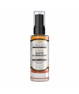 Aceite corporal con brillo
Aceite de tacto seco con efecto luminosidad que asocia Aceites vegetales de Almendras, Sésamo, Argá