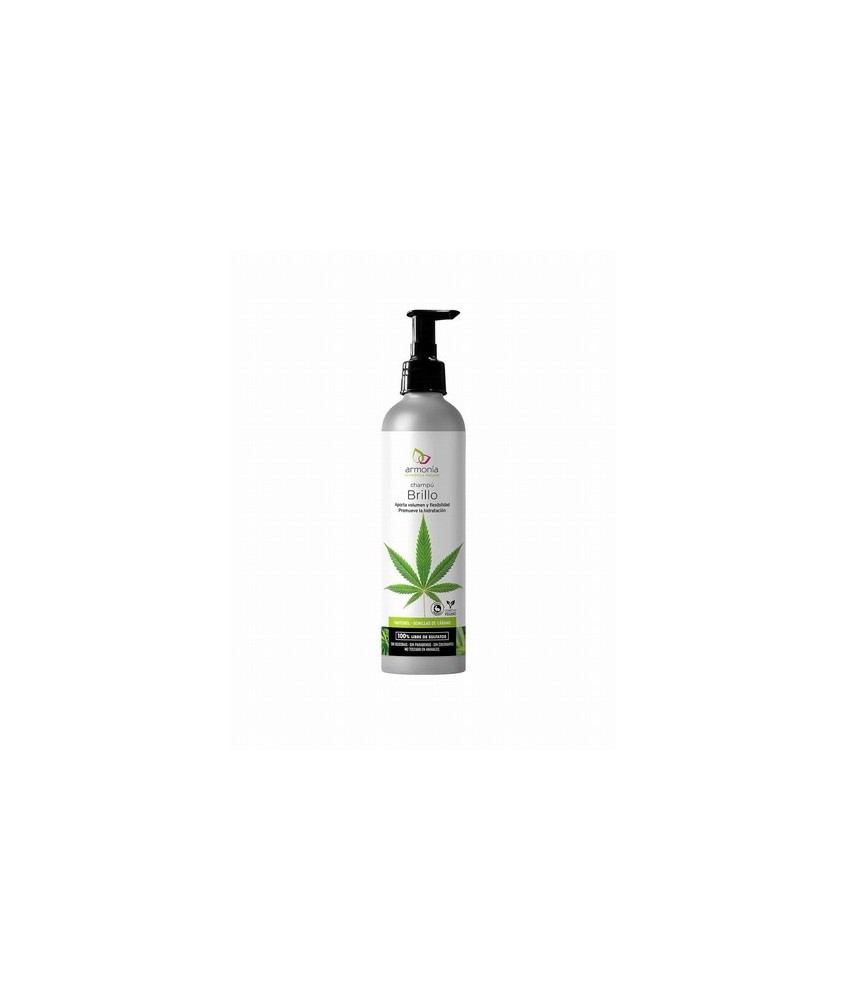 El champú brillo de cáñamo
Champú hidratante sin sulfatos que nutre y protege el cabello, calma el cuero cabelludo, promueve l