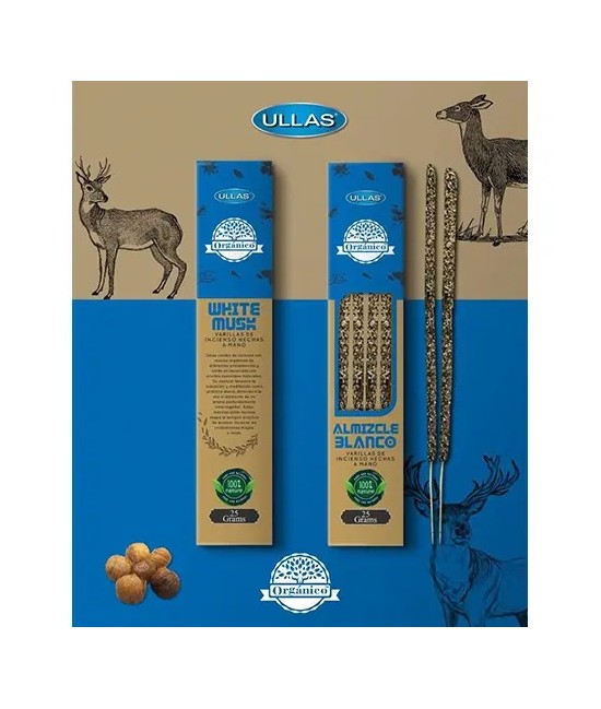 IN.ULLAS ALMIZCLE BLANCO 25 GR.INCIENSO