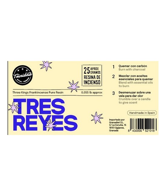 TRI.RESINA TRES REYES 25 GR.