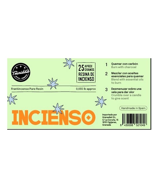 TRI.RESINA INCIENSO 25 GR.