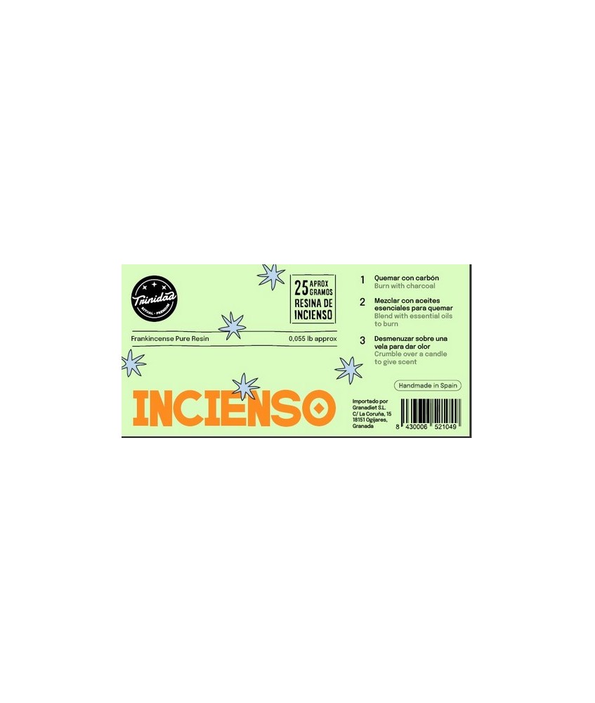 TRI.RESINA INCIENSO 25 GR.