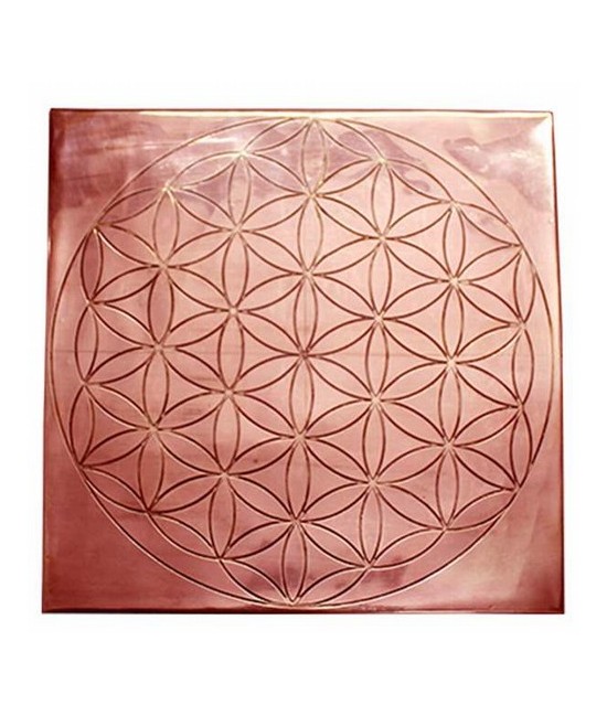 Cargador de cobre para Minerales. Flor de la Vida grabada.

Utiliza este soporte de cobre para cargador las puntas de cuarzo 