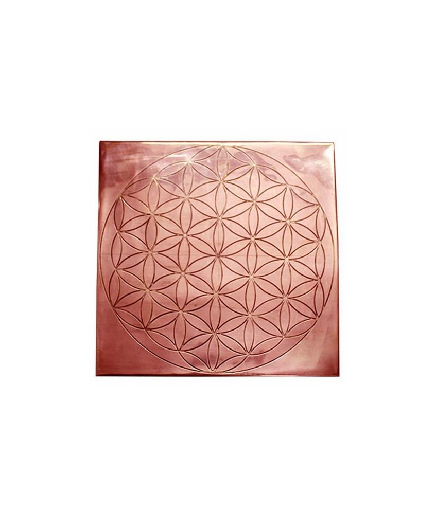 Cargador de cobre para Minerales. Flor de la Vida grabada.

Utiliza este soporte de cobre para cargador las puntas de cuarzo 