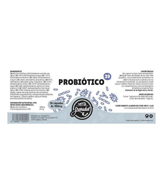 GR. PROBIOTICOS 30 CAPS.