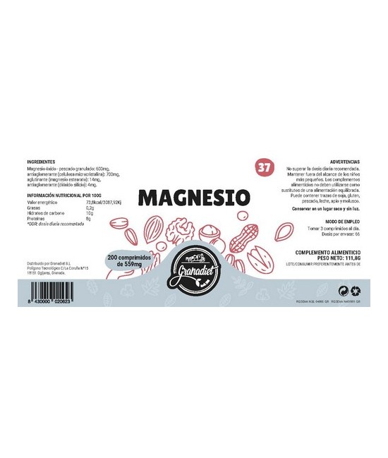GR.MAGNESIO 200 COMP. 559 mg