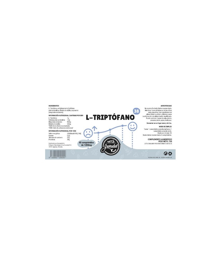 GR.L  TRIPTOFANO 60 COMP.1200 mg.