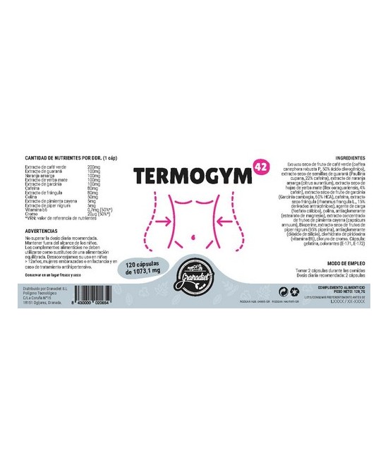 GR.TERMOGYM 120 CAPS.
