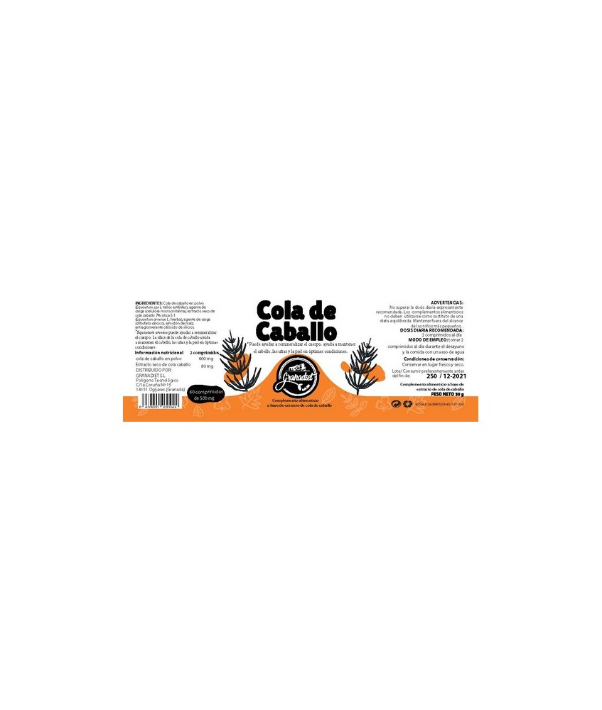 GR.COMPRIMIDOS COLA CABALLO 60COMP. 500 Mg.