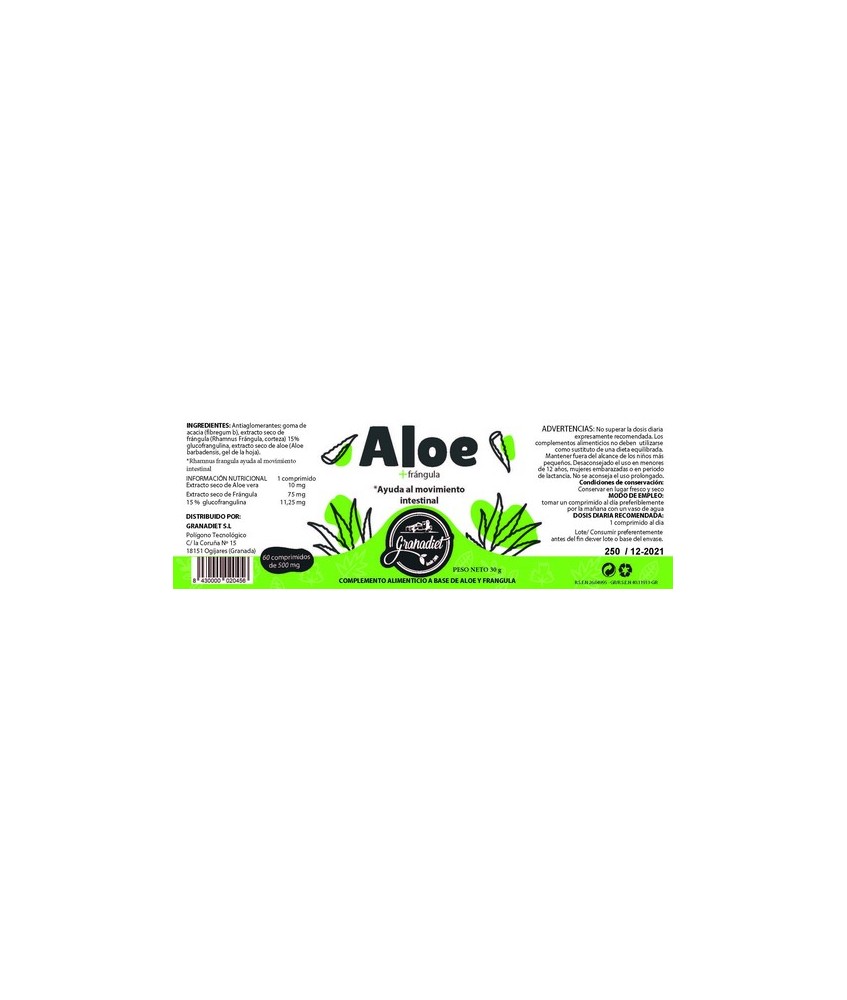 GR.ALOE 60 COMP. 500 MG.