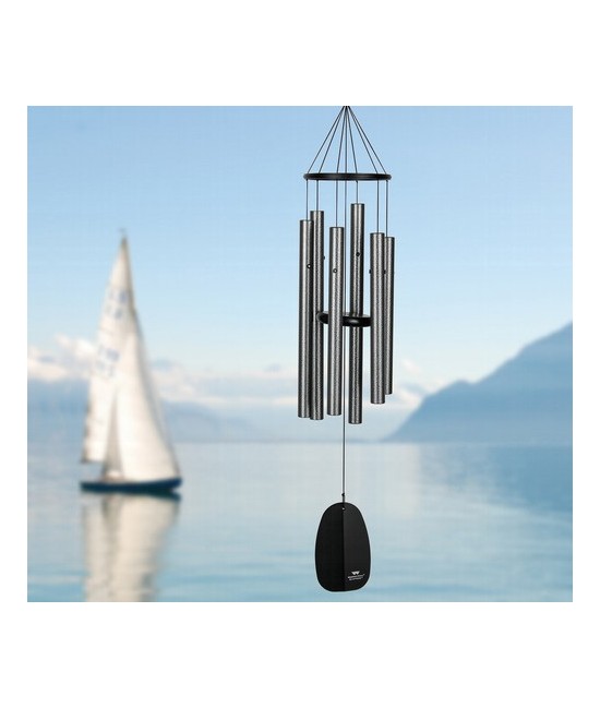 TZ.CAMPANA VIENTO PARAISO PLATA ENVEJECIDA