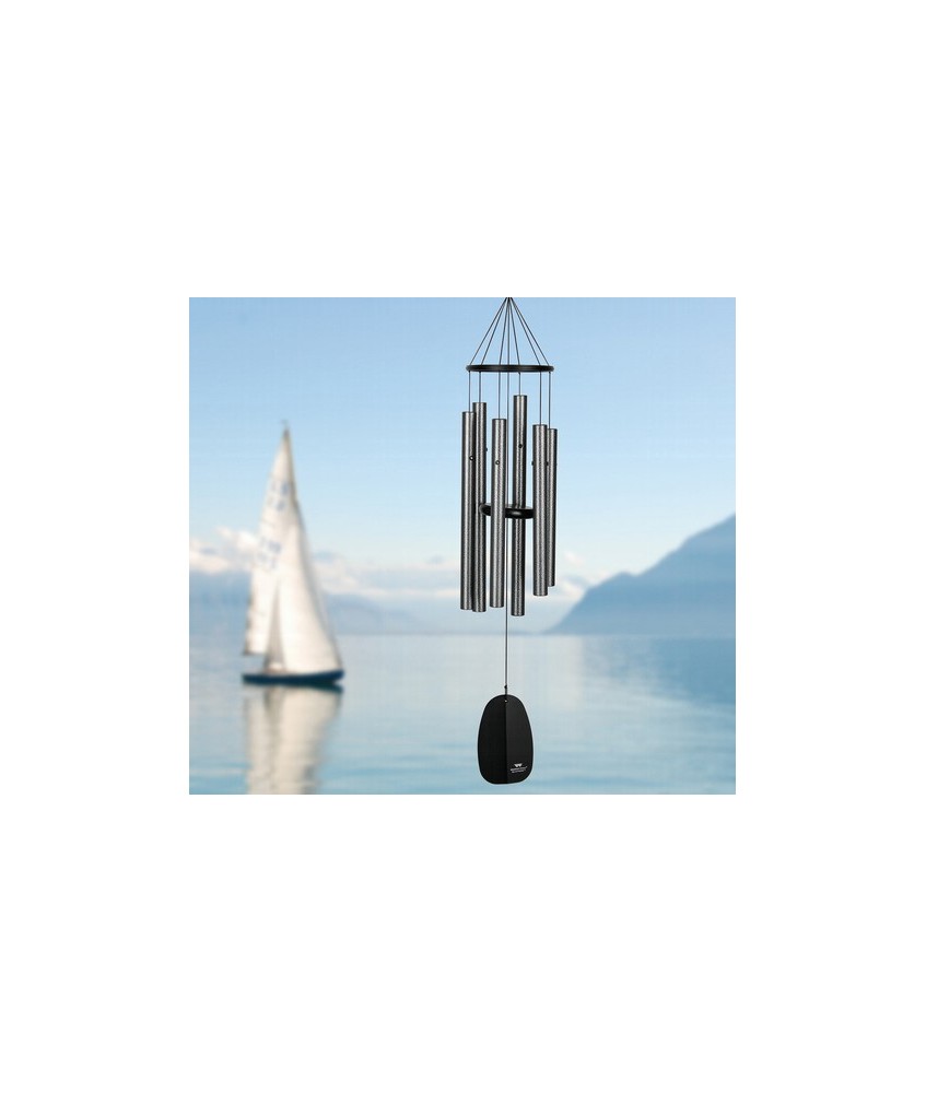 TZ.CAMPANA VIENTO PARAISO PLATA ENVEJECIDA