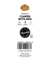 TRI.CUARZO RUTILADO PAQUETE 20 UNIDADES