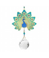 Pavo real - Confianza y suerte
Esta ave elegante es originaria de la India. Luce plumas espectaculares y simboliza poder, bell