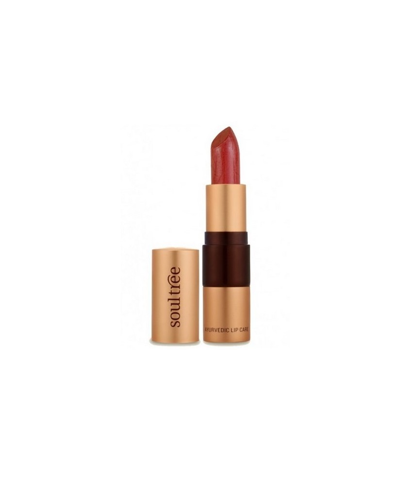 Barra de labios Ayurveda con manteca clarificada ecológica y aceite de Almendras dulces, mantendrá los labios suaves e hidratad