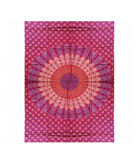 KU.TELA DECORATIVA INDIA BADMERI ROJO (135*210cm)