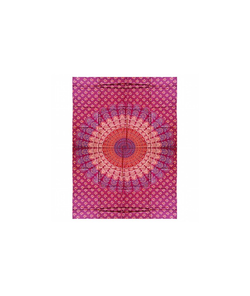 KU.TELA DECORATIVA INDIA BADMERI ROJO (135*210cm)