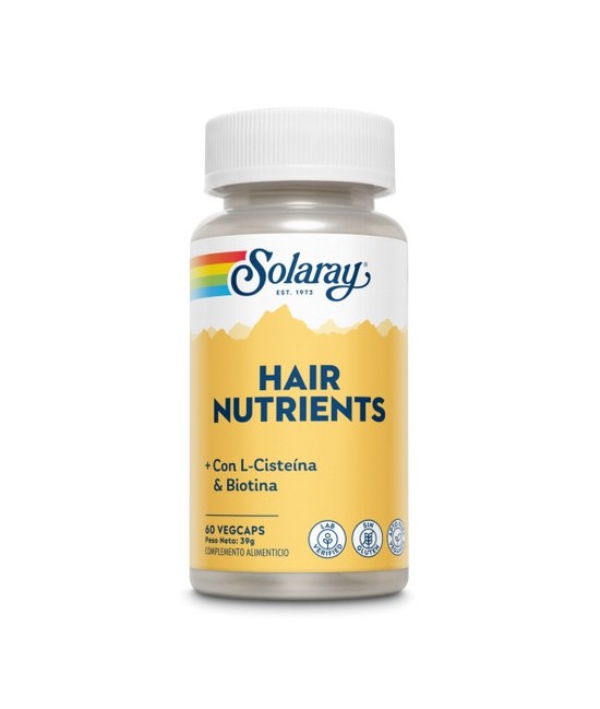 CONTENIDO MEDIO (POR VEGCAP)
Vitamina C 

100

mg

Ácido pantoténico

100

mg

L-cisteína

50

mg

Colina bi