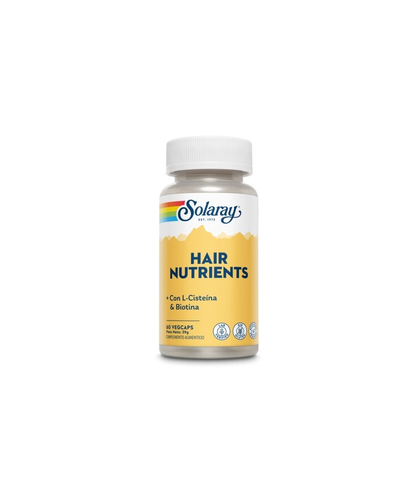 CONTENIDO MEDIO (POR VEGCAP)
Vitamina C 

100

mg

Ácido pantoténico

100

mg

L-cisteína

50

mg

Colina bi
