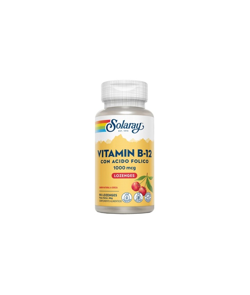 CONTENIDO MEDIO (POR LOZENGE)
Vitamina B12 (cianocobalamina)

1000mcg
Ácido Fólico

400

mcg

INGREDIENTES
Edulcoran
