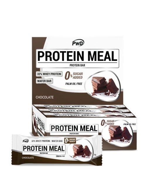 PROTEIN MEAL son deliciosas barritas de barquillo wafer recubiertas de chocolate y rellenas del sabor que más te gusta. Todas e