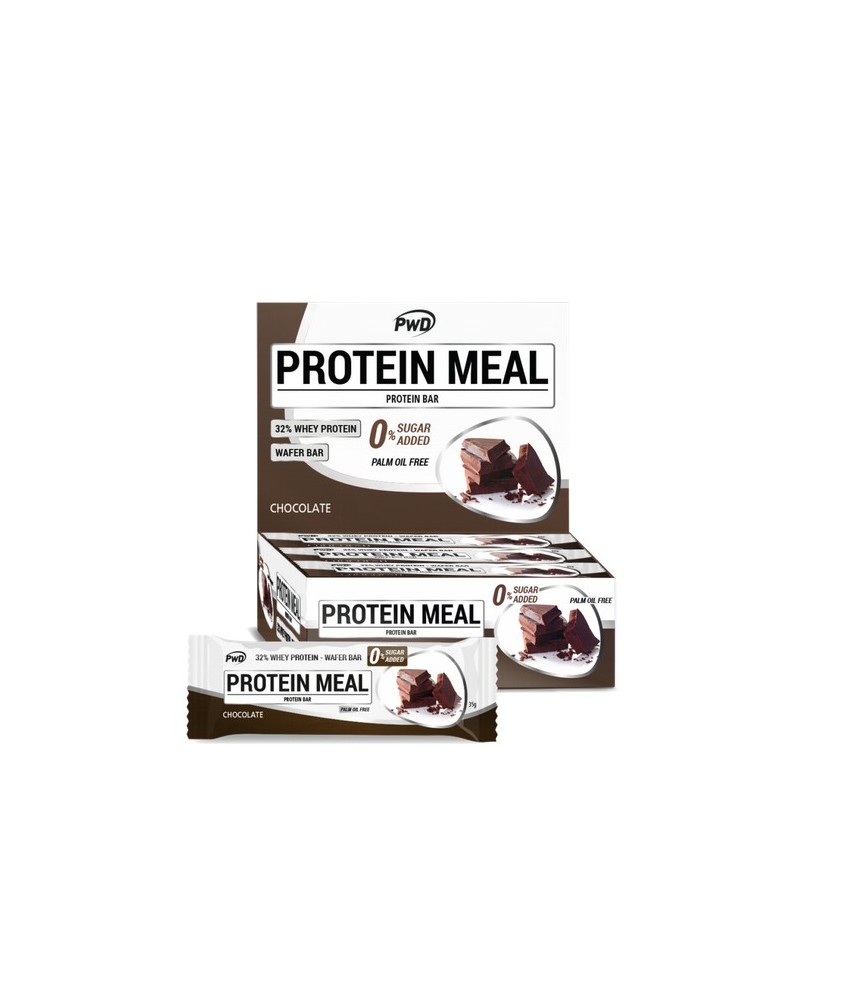 PROTEIN MEAL son deliciosas barritas de barquillo wafer recubiertas de chocolate y rellenas del sabor que más te gusta. Todas e