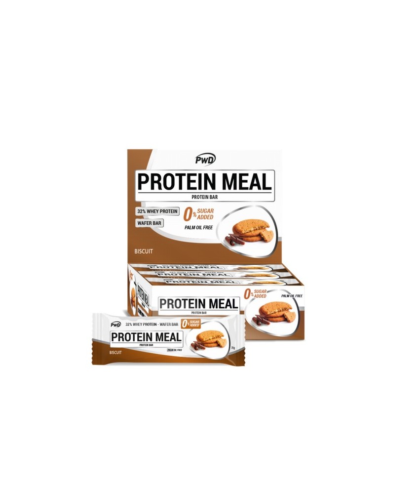 GALLETA
Barrita proteica sabor galleta. Con edulcorantes.
Biscuit flavor protein bar. With sweeteners.
Barre de protéine sav