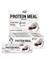 COCO CON CHOCOLATE
Barrita proteica sabor coco. Con edulcorantes.
Coconut flavor protein bar. With sweeteners.
Barre de prot