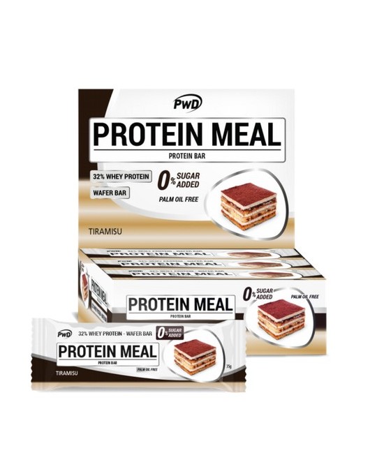 TIRAMISU
Barrita proteica sabor tiramisú. Con edulcorantes.
Tiramisu flavor protein bar. With sweeteners.
Barre de protéine 