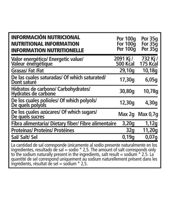 PW.VEGAN PROTEIN MEAL CHOCO AVELLANA PRALINE 35 GR.