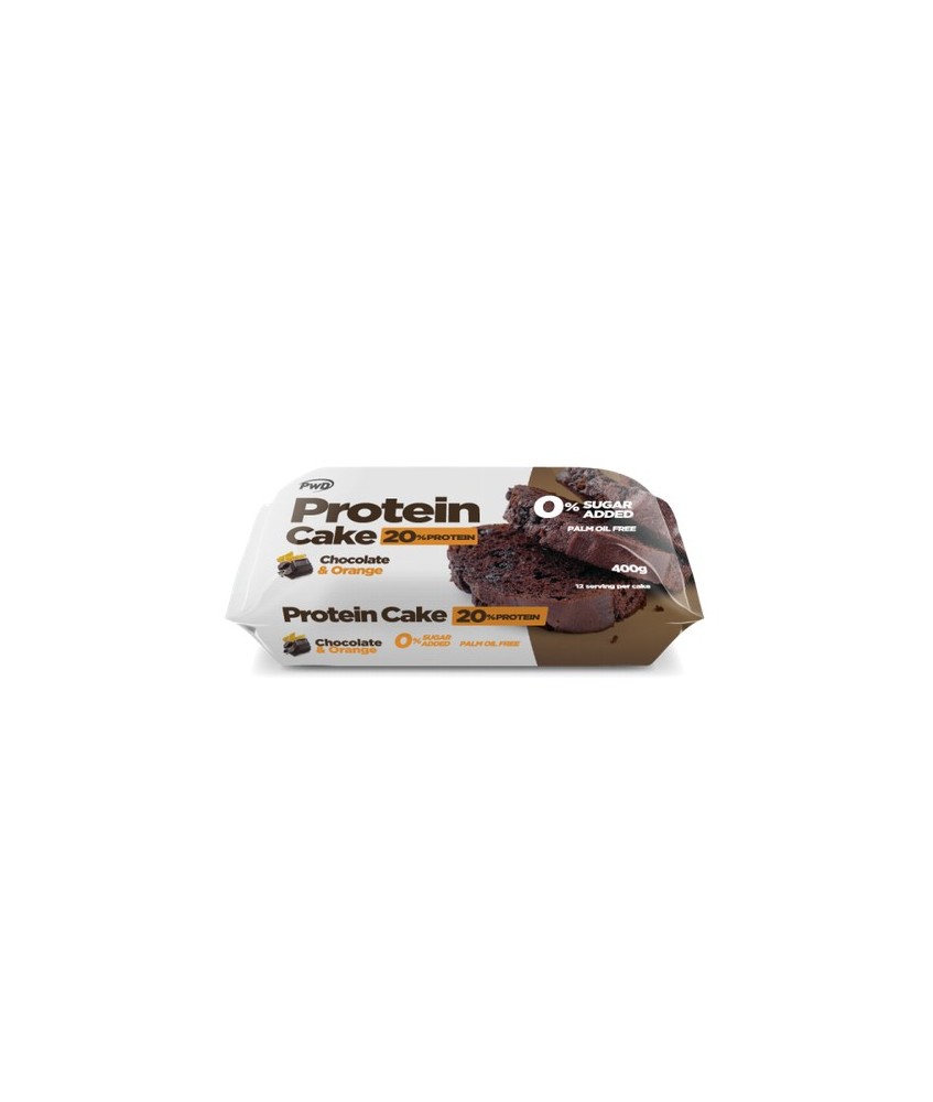 Chocolate & Orange
Protein cake con maltitol. Con edulcorante. Sabor chocolate con naranja.
Protein cake with maltitol. With 