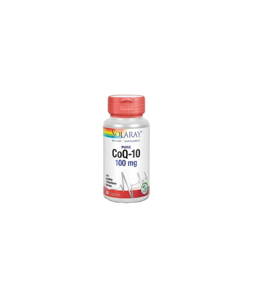 Pure 100 Mg CoQ10 - 30 Cápsulas.
REF.8912
CONTENIDO MEDIO (POR CÁPSULA)
Mezcla de:
Espino albaran (Crataegus laevigata) y L