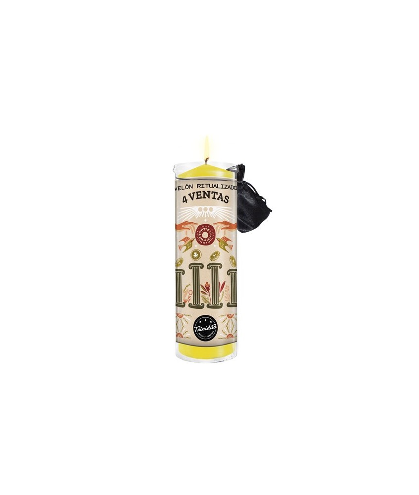 -Los velones de Trinidad Ritual-Premium, tienen una funda protectora de plástico, 
estos están concebidos para ser quemados de