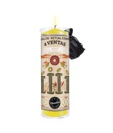 -Los velones de Trinidad Ritual-Premium, tienen una funda protectora de plástico, 
estos están concebidos para ser quemados de