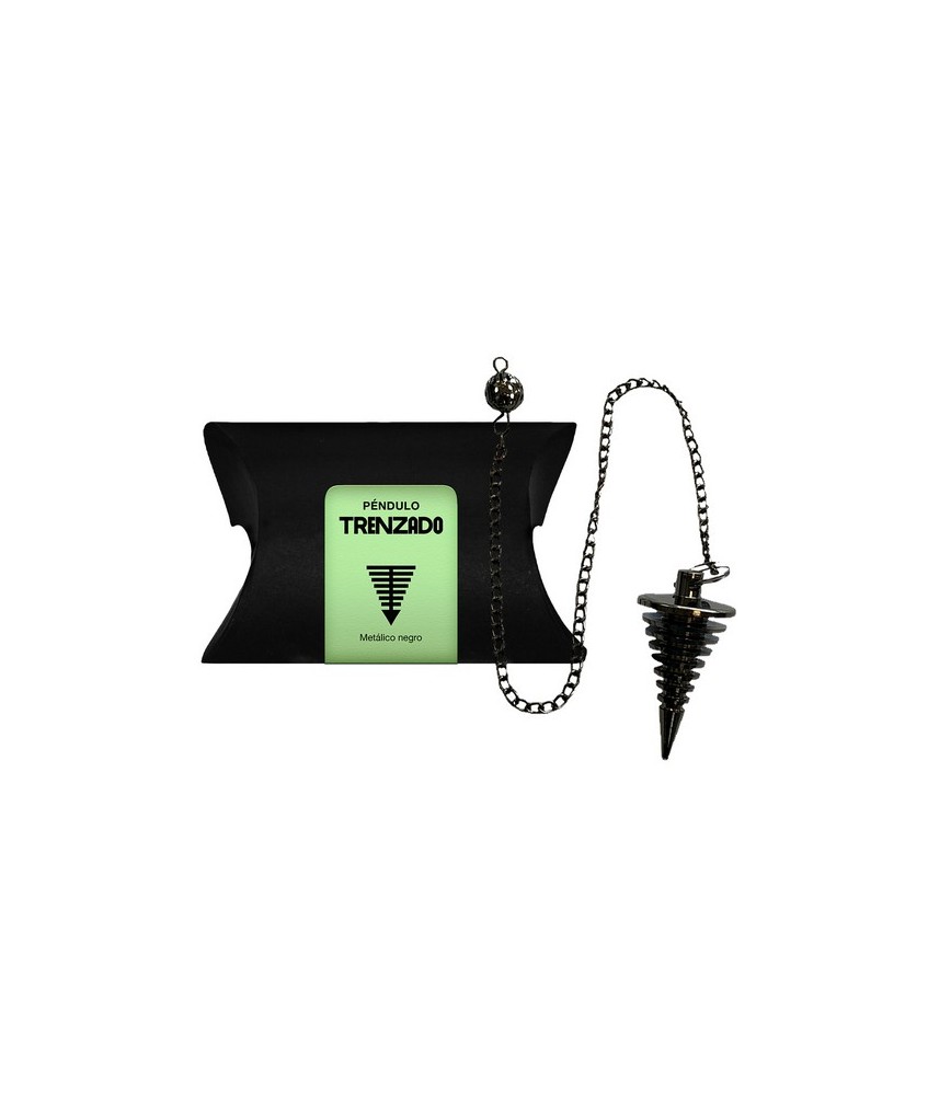 TRI.PENDULO METALICO TRENZADO NEGRO