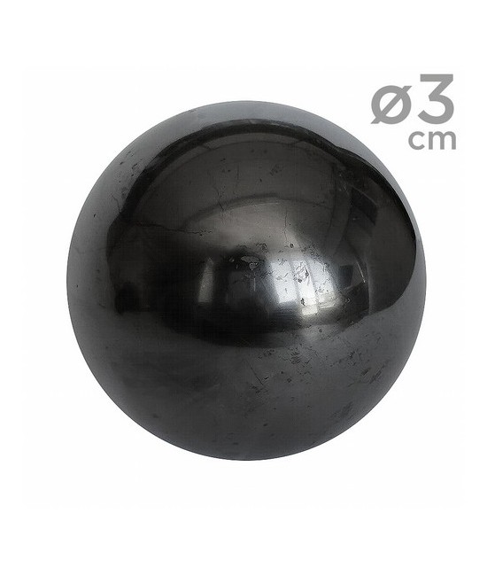 Bola de Shungita.

Medida: Ø 3cms.
