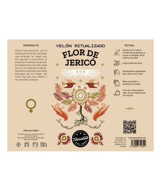 TRI.VELON RITUALIZADO FLOR JERICO