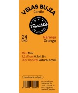 TRI.TRINIDAD BUJIA MINI NARANJA 1,2 X 11 CM.