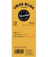 TRI.VELAS BUJIA PANAL 2  X 19 CM.
