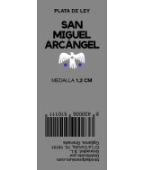 TRI.MEDALLA PLATA SAN MIGUEL1.2 CM.