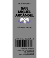 TRI.MEDALLA PLATA SAN MIGUEL1.4 CM.