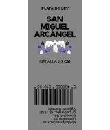 TRI.MEDALLA PLATA SAN MIGUEL1.7 CM.