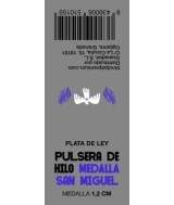 TRI.PULSERA HILO ROJO MEDALLA MIGUEL