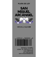 TRI.MEDALLA SAN MIGUEL PLATA 2.4 CM.